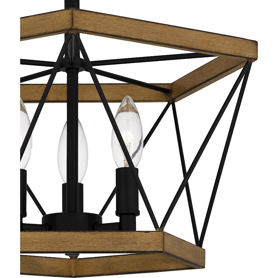 Quoizel Wintergreen 3 Light Semi-Flush Mount