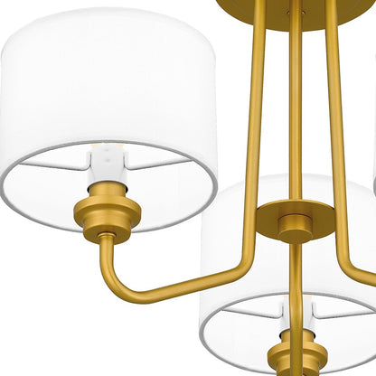Quoizel Ainsdale 3 Light Semi-Flush Mount