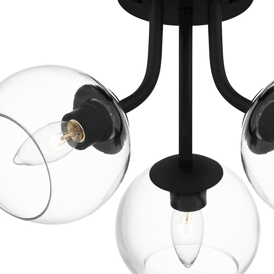 Quoizel Oberlin 3 Light Semi-Flush Mount