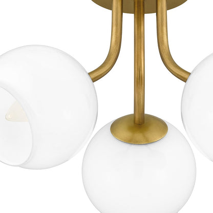 Quoizel Oberlin 3 Light Semi-Flush Mount