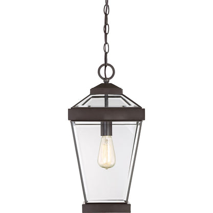 Quoizel Ravine 1 Light Large Outdoor Hanging Lantern, Western Bronze