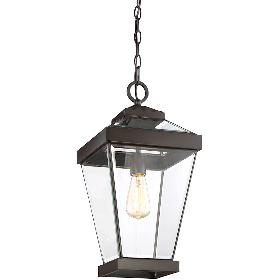 Quoizel Ravine 1 Light Large Outdoor Hanging Lantern, Western Bronze
