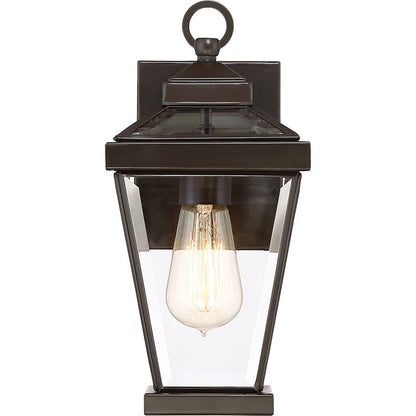 Quoizel Ravine 1 Light 100W Outdoor Wall Lantern, Sm, Western Bronze