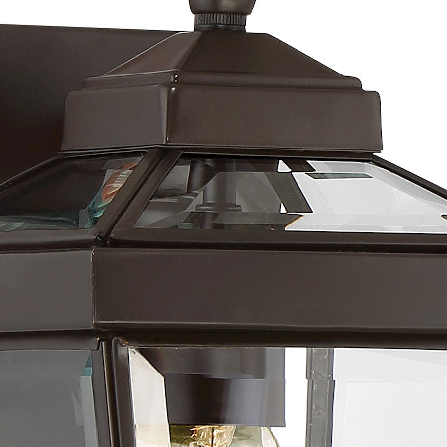 Quoizel Ravine 1 Light 100W Outdoor Wall Lantern, Sm, Western Bronze