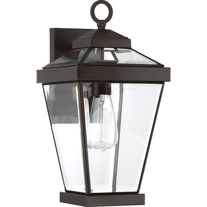 Quoizel Ravine 1 Lt 100W Outdoor Wall Lantern, Med, Western Bronze