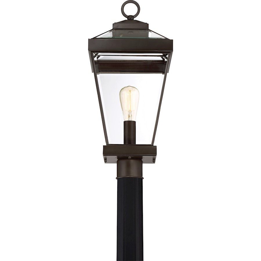 Quoizel Ravine 1 Light Outdoor Post Lantern, Western Bronze