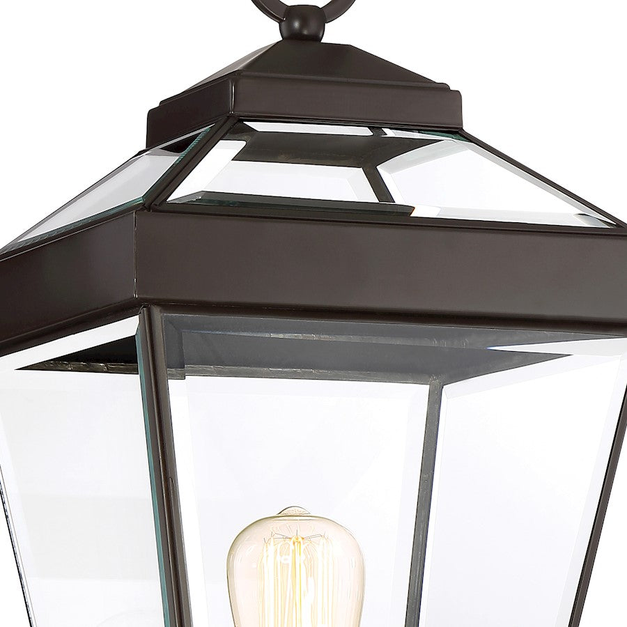 Quoizel Ravine 1 Light Outdoor Post Lantern, Western Bronze