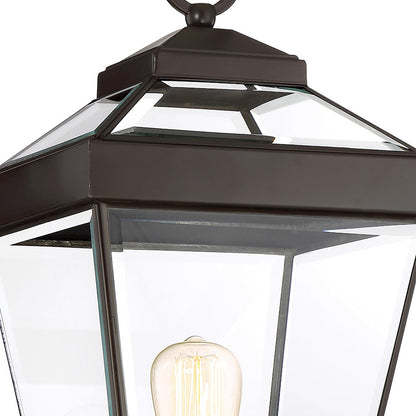 Quoizel Ravine 1 Light Outdoor Post Lantern, Western Bronze