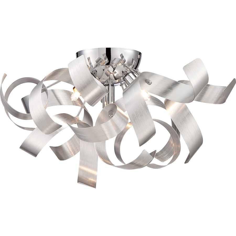 Quoizel Ribbons Flush Mount in Millenia