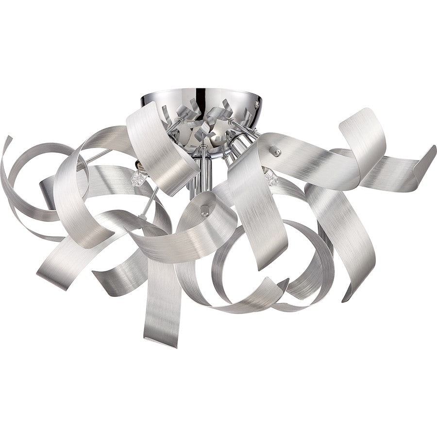Quoizel Ribbons Flush Mount in Millenia