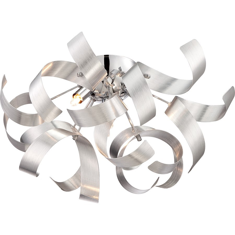 Quoizel Ribbons Flush Mount in Millenia