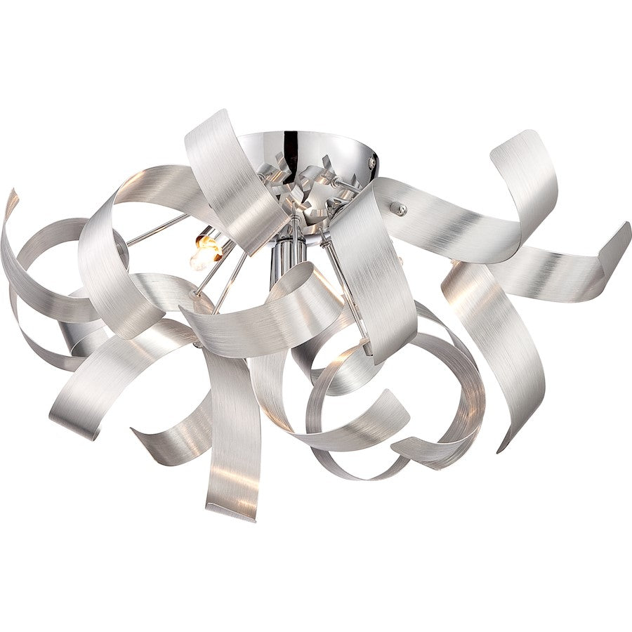 Quoizel Ribbons Flush Mount in Millenia