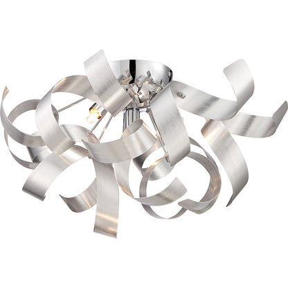 Quoizel Ribbons Flush Mount in Millenia
