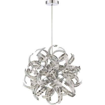 Quoizel Ribbons 5 Light Pendant in CRC
