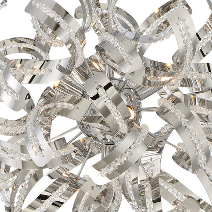 Quoizel Ribbons 5 Light Pendant in CRC
