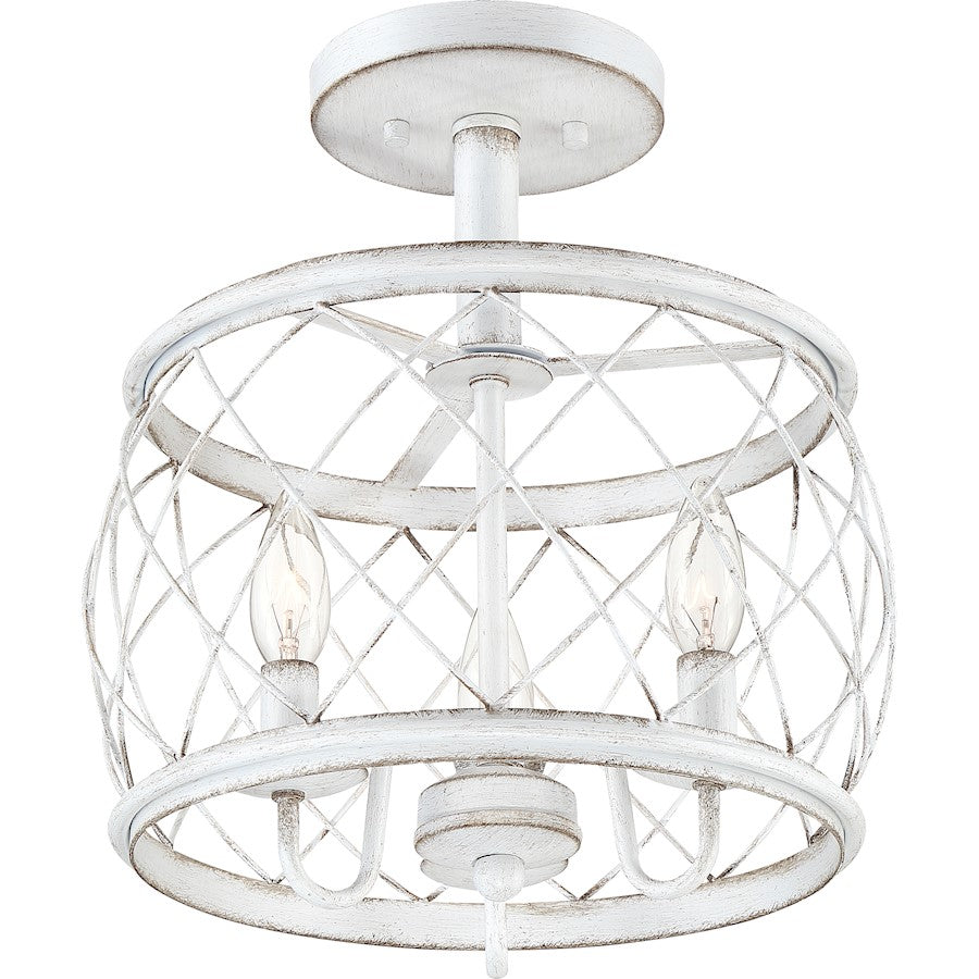 Quoizel Dury 12" Semi-Flush Mount