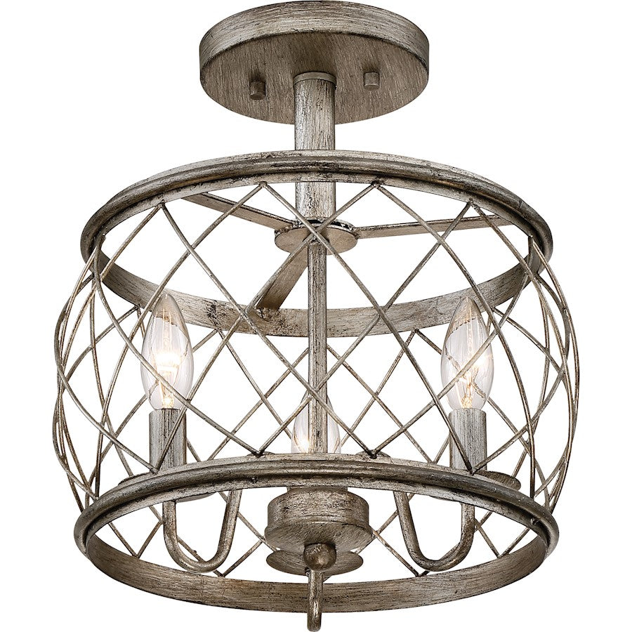 Quoizel Dury 12" Semi-Flush Mount