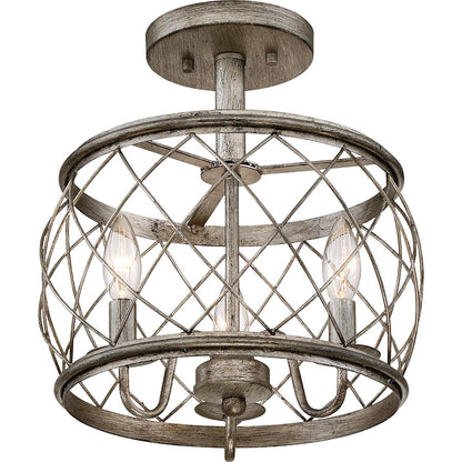 Quoizel Dury 12" Semi-Flush Mount