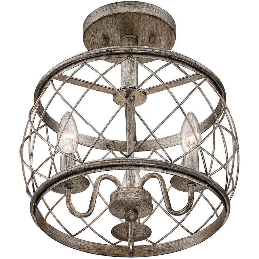 Quoizel Dury 12" Semi-Flush Mount