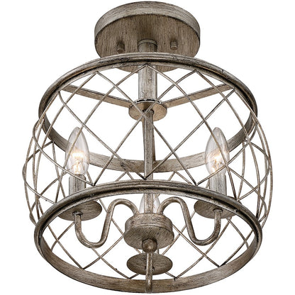 Quoizel Dury 12" Semi-Flush Mount