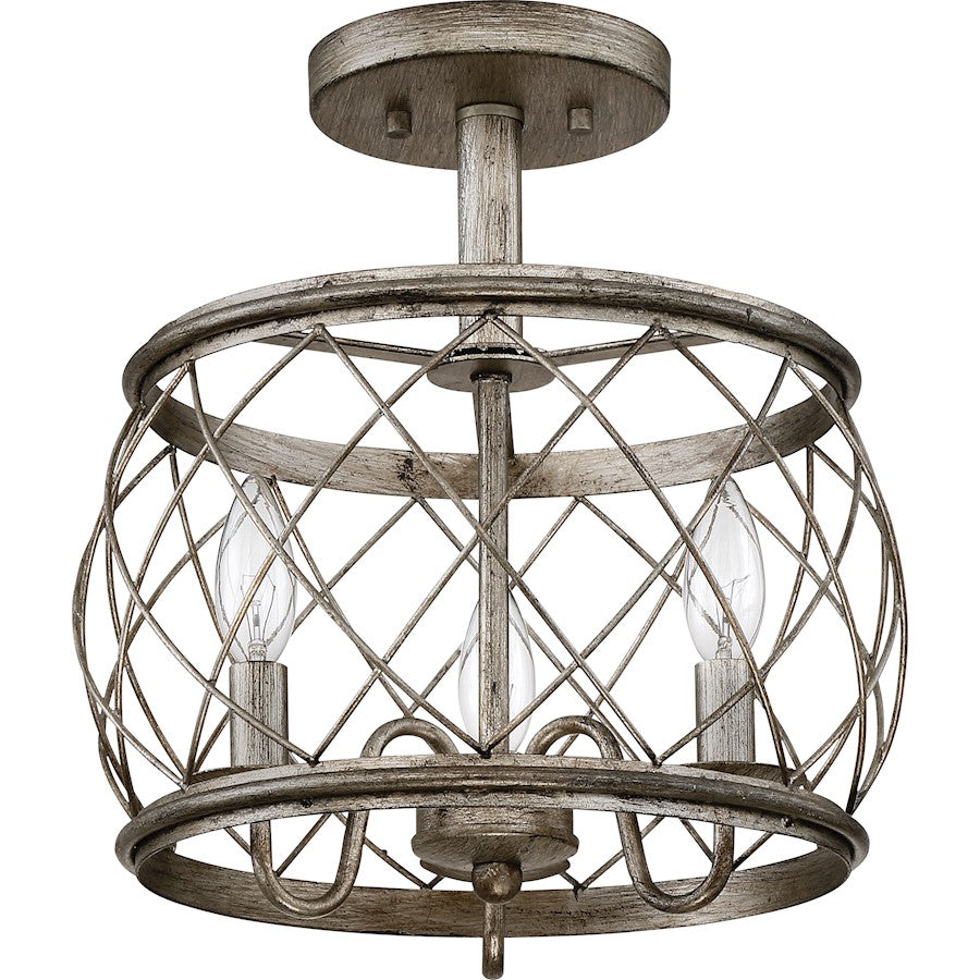 Quoizel Dury 12" Semi-Flush Mount