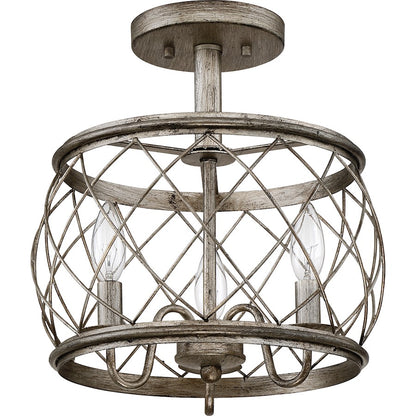Quoizel Dury 12" Semi-Flush Mount