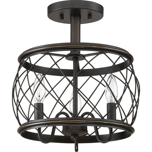 Quoizel Dury 12" Semi-Flush Mount