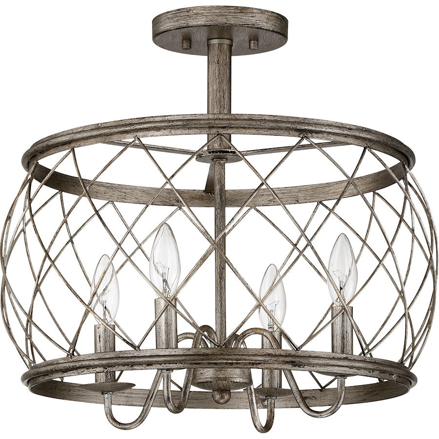 Quoizel Dury 4 Light Semi-Flush Mount
