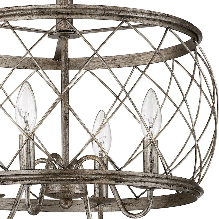 Quoizel Dury 4 Light Semi-Flush Mount
