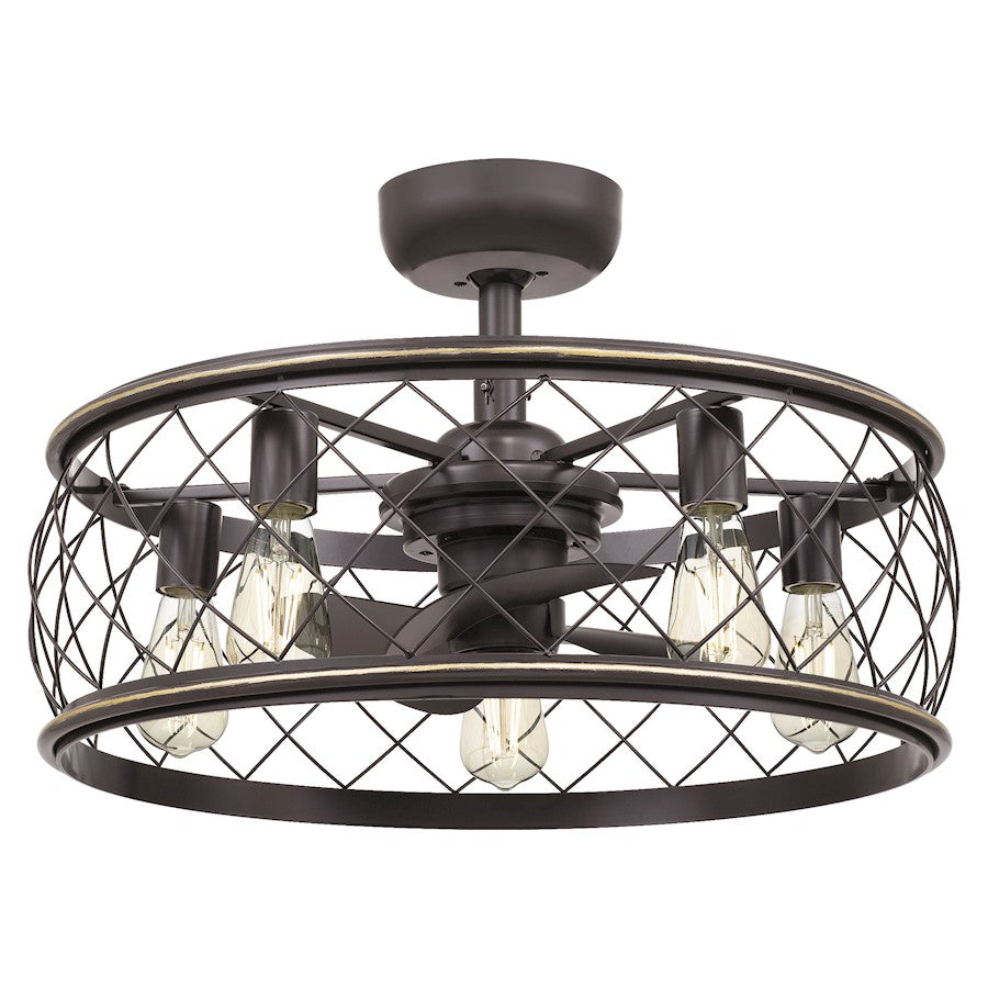 Quoizel Dury 5 Light Fandelier