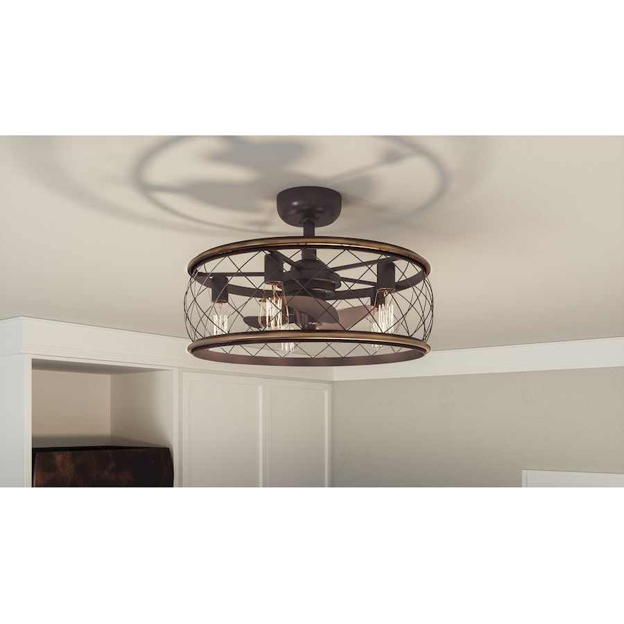 Quoizel Dury 5 Light Fandelier