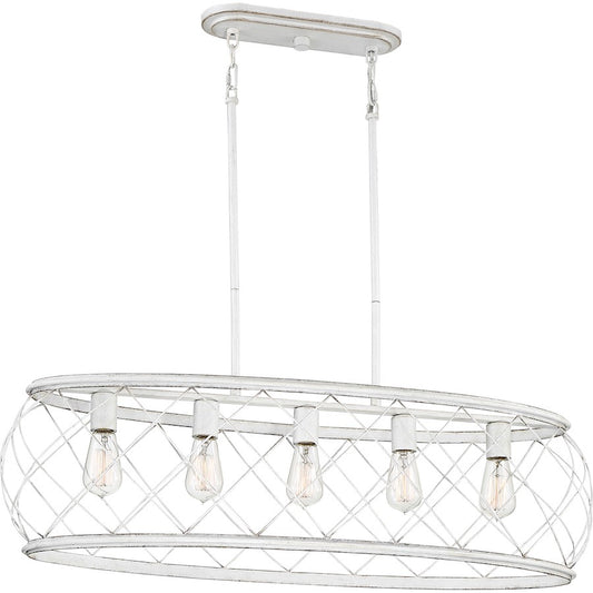 Quoizel Dury Island Chandelier, Antique White