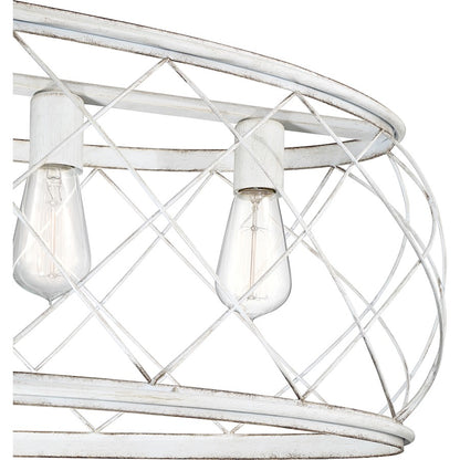 Quoizel Dury Island Chandelier, Antique White