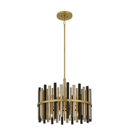Quoizel Richards 8-Lt Brushed Gold Pendant, Brushed Gold - RICH2822BRG