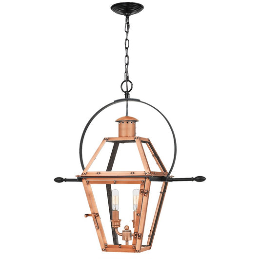 Quoizel Rue De Royal 2 Light Outdoor Hanging Lantern