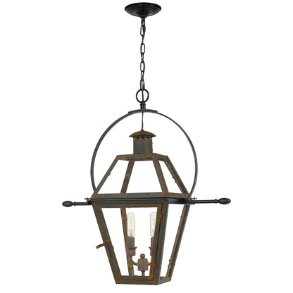 Quoizel Rue De Royal 2 Light Outdoor Hanging Lantern