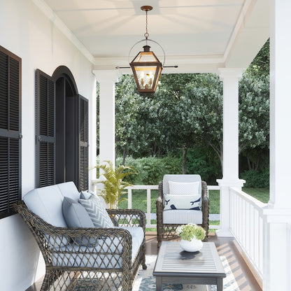 Quoizel Rue De Royal 2 Light Outdoor Hanging Lantern