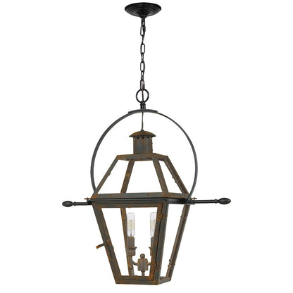 Quoizel Rue De Royal 2 Light Outdoor Hanging Lantern