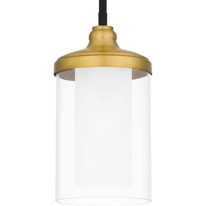 1 Light Mini Pendant, Matte Black