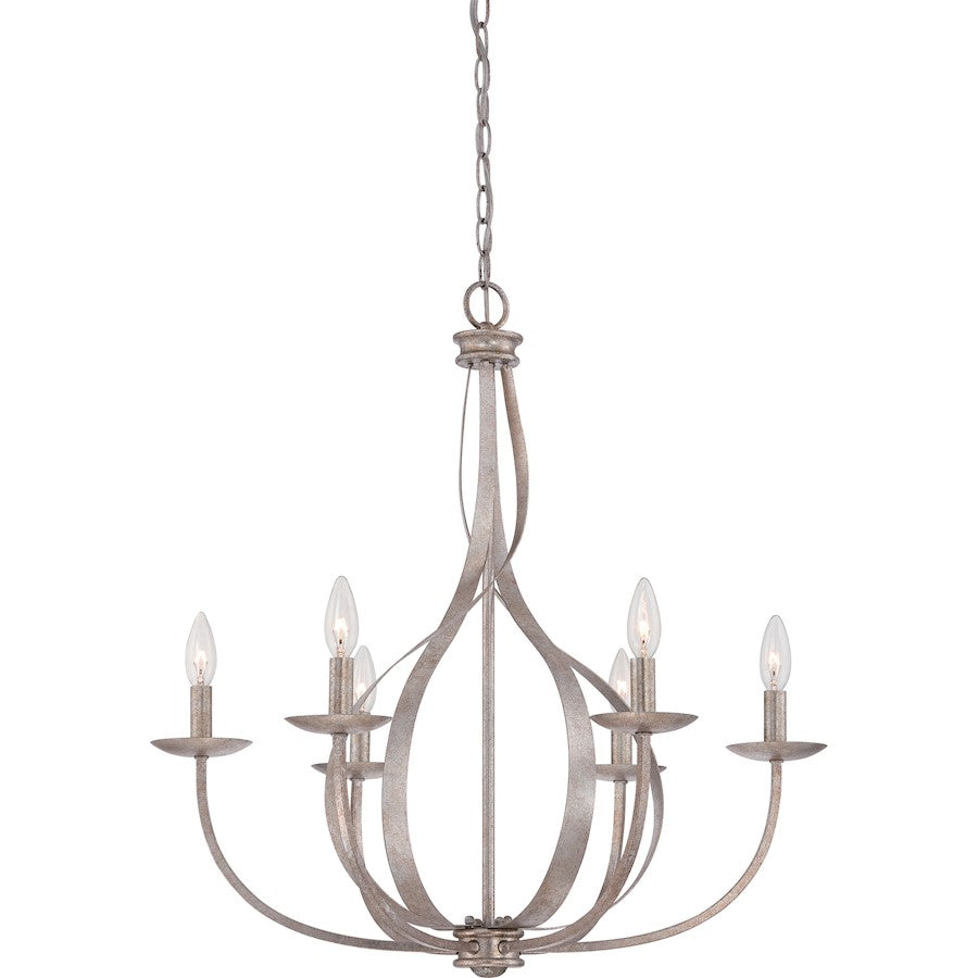 Quoizel Serenity Chandelier, Italian Fresco