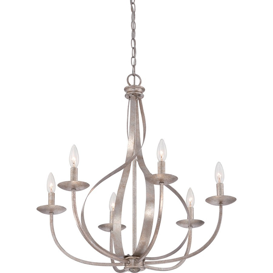 Quoizel Serenity Chandelier, Italian Fresco