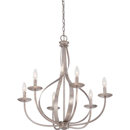 Quoizel Serenity Chandelier, Italian Fresco