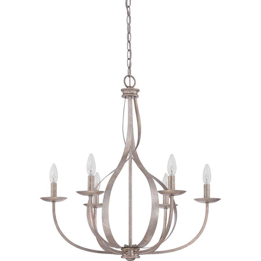Quoizel Serenity Chandelier, Italian Fresco