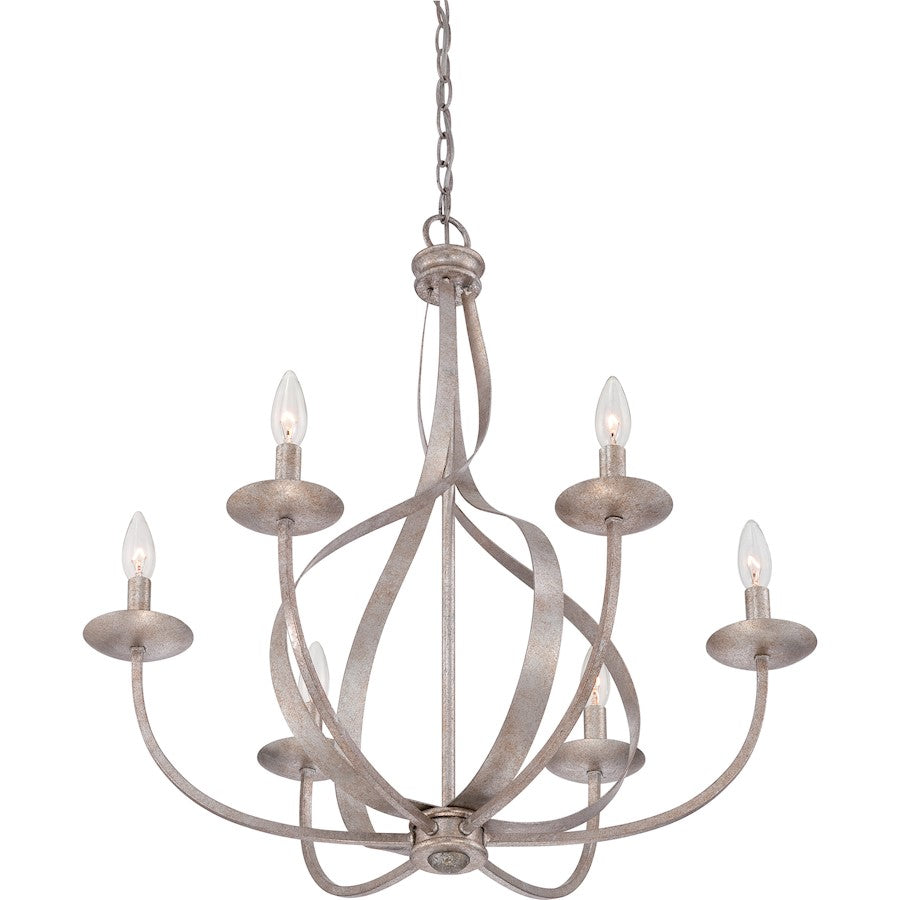 Quoizel Serenity Chandelier, Italian Fresco