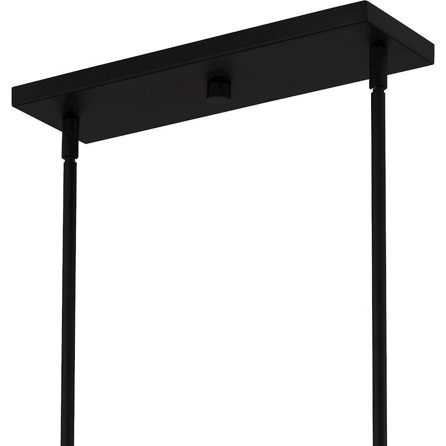 Quoizel Seigler 4 Light Island Light, Matte Black