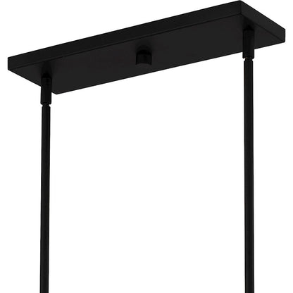 Quoizel Seigler 4 Light Island Light, Matte Black