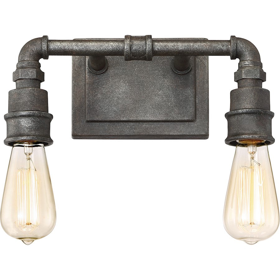 Squire Bathroom Vanity Light Rustic Black