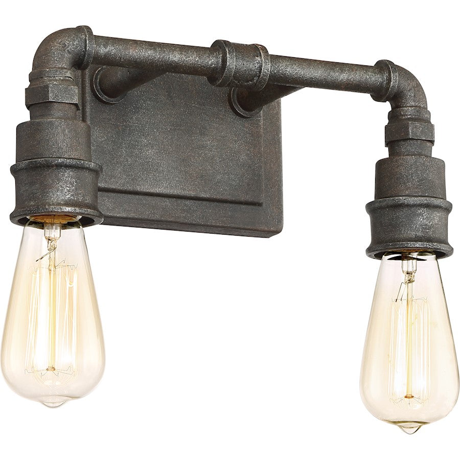 Squire Bathroom Vanity Light Rustic Black