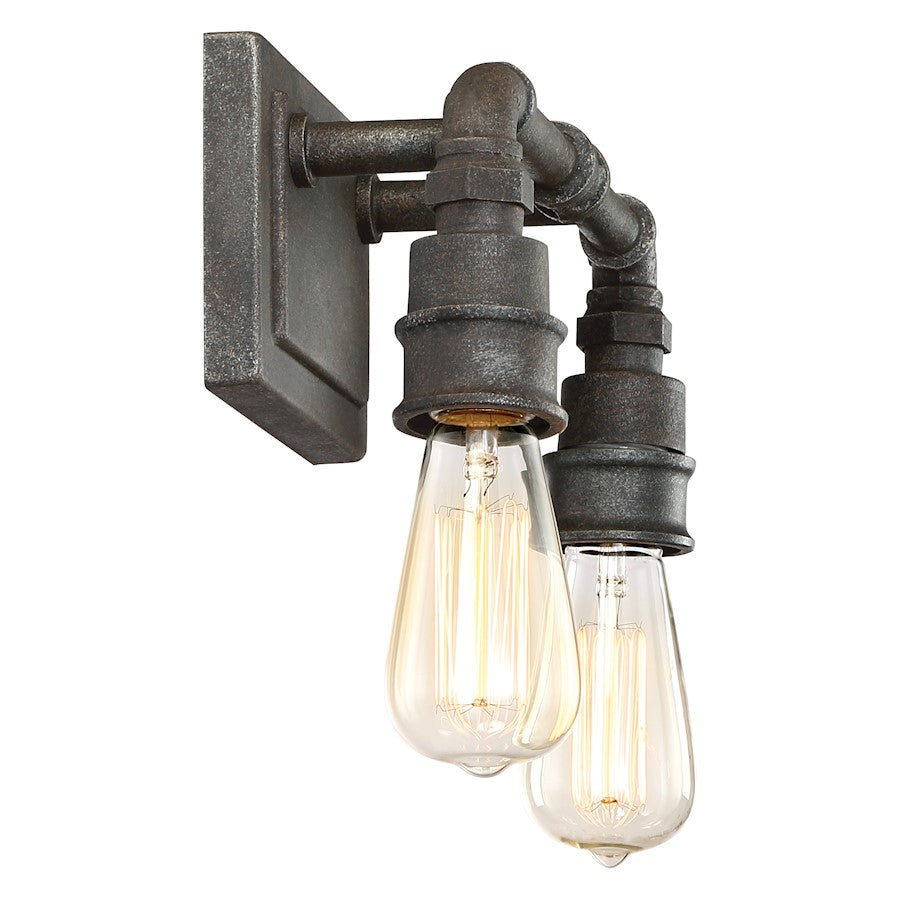 Squire Bathroom Vanity Light Rustic Black