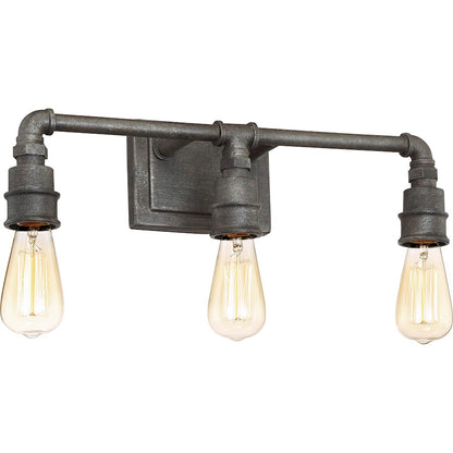 Squire Bathroom Vanity Light Rustic Black